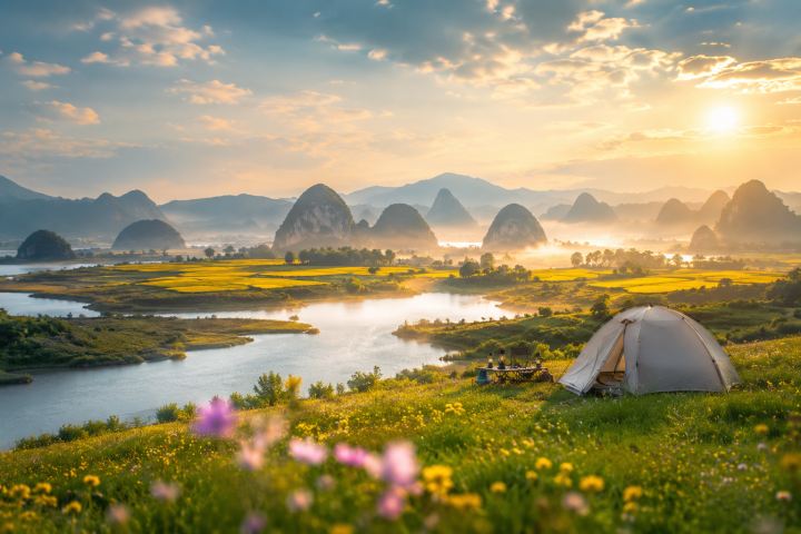 曲靖师宗菌子山露营基地